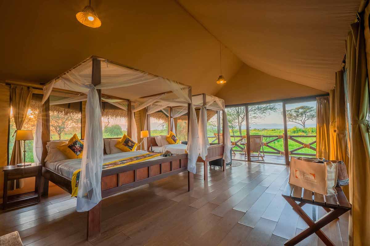 Tarangire Simba Lodge twin