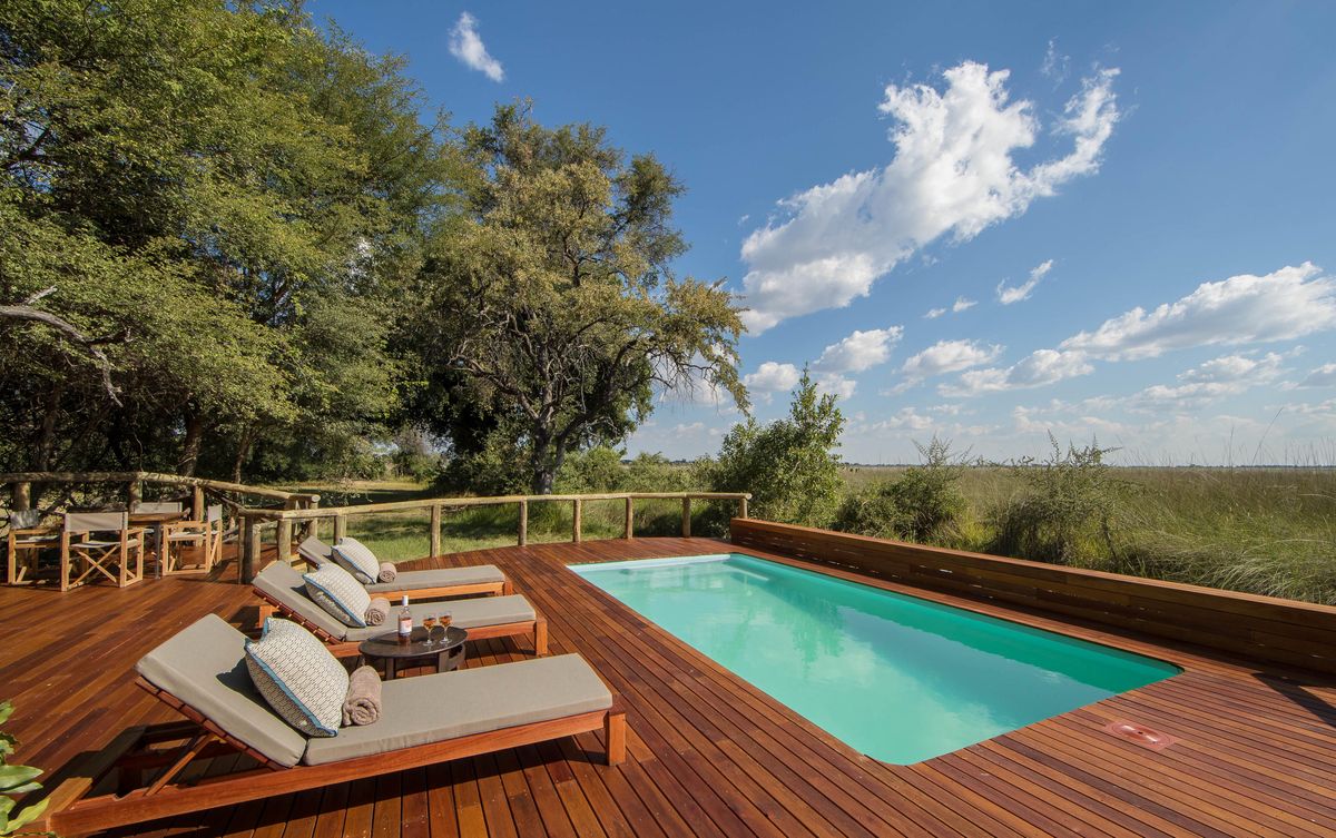 Camp Moremi pool