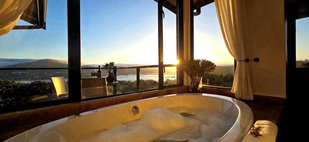 Elephant Hide Knysna bath view