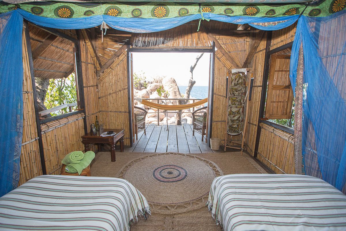 Mumbo Island tent view