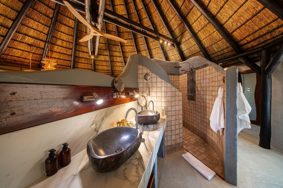 Okonjima Bush Camp bath
