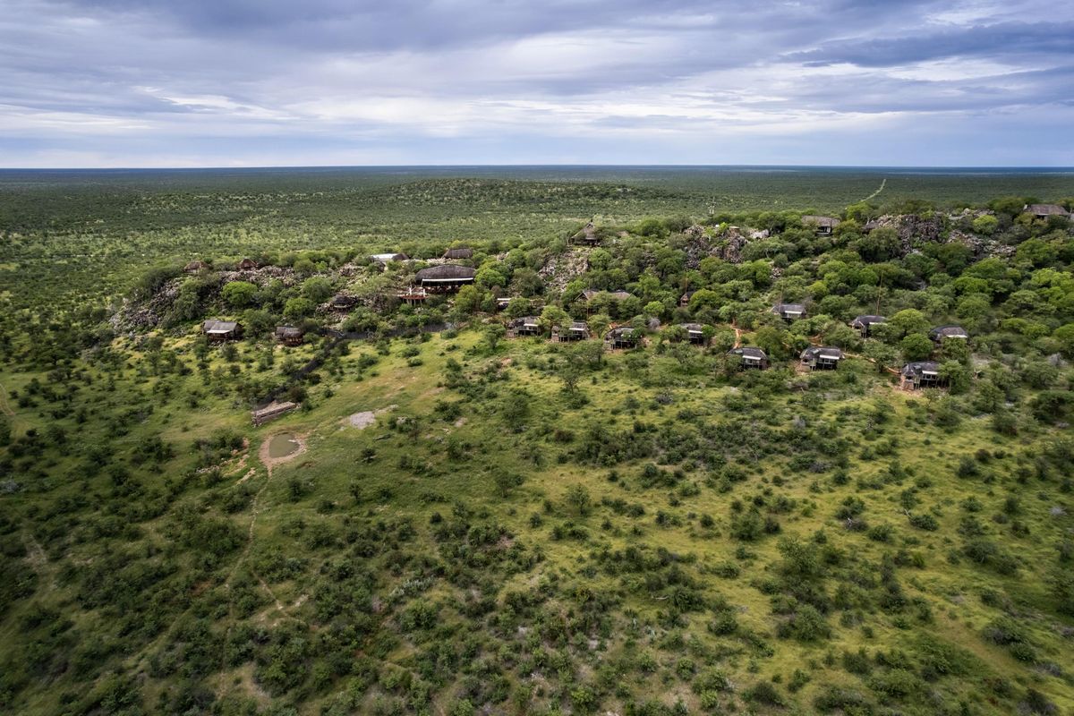 Ongava Lodge aerial view