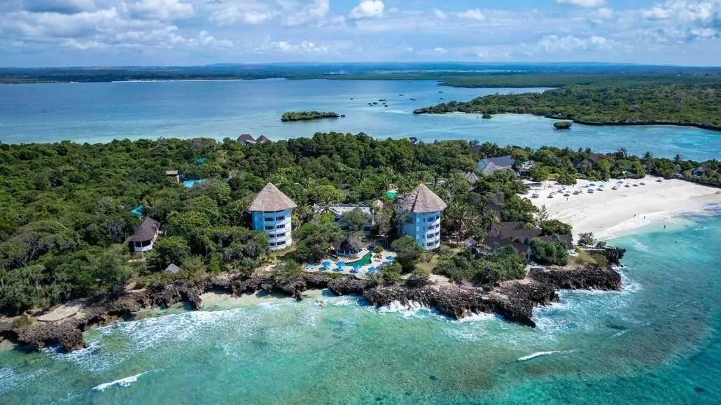 Chale Island aerial view