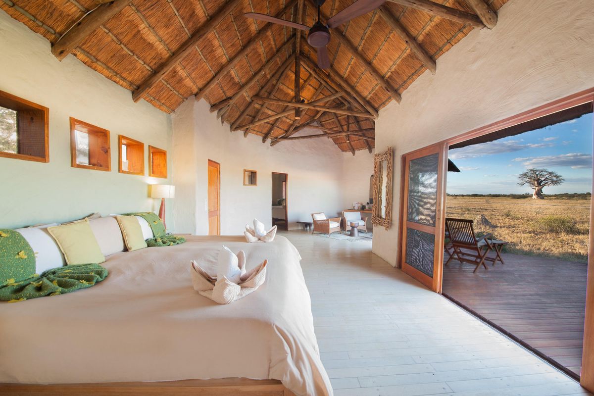 Nxai Pan Camp room view