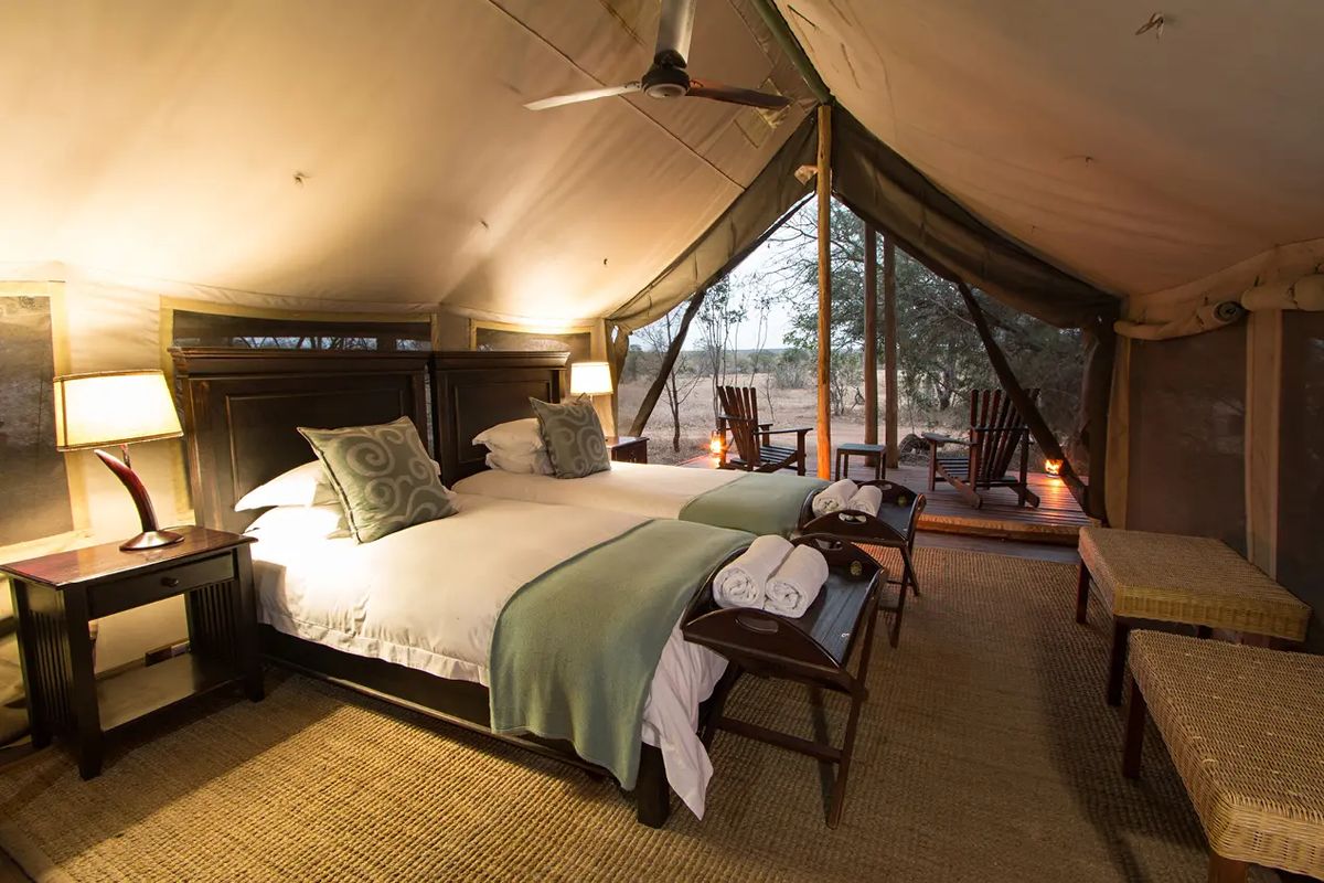 Plains Camp tent interior