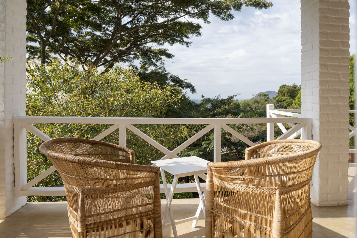 Kefi Hotel Café balcony with view