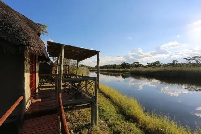 Camp Kwando river view
