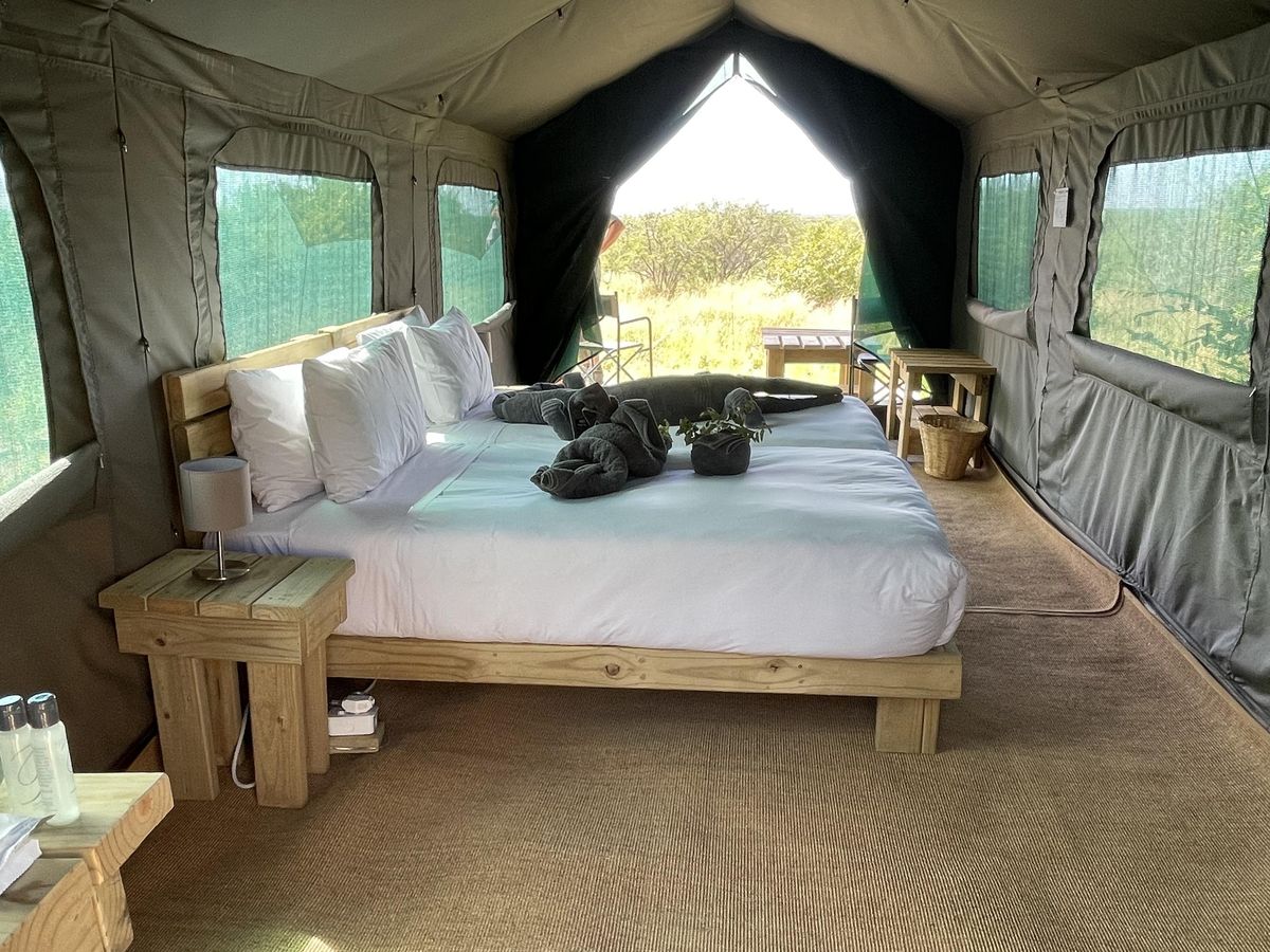 Great Tsau Hill tent interior