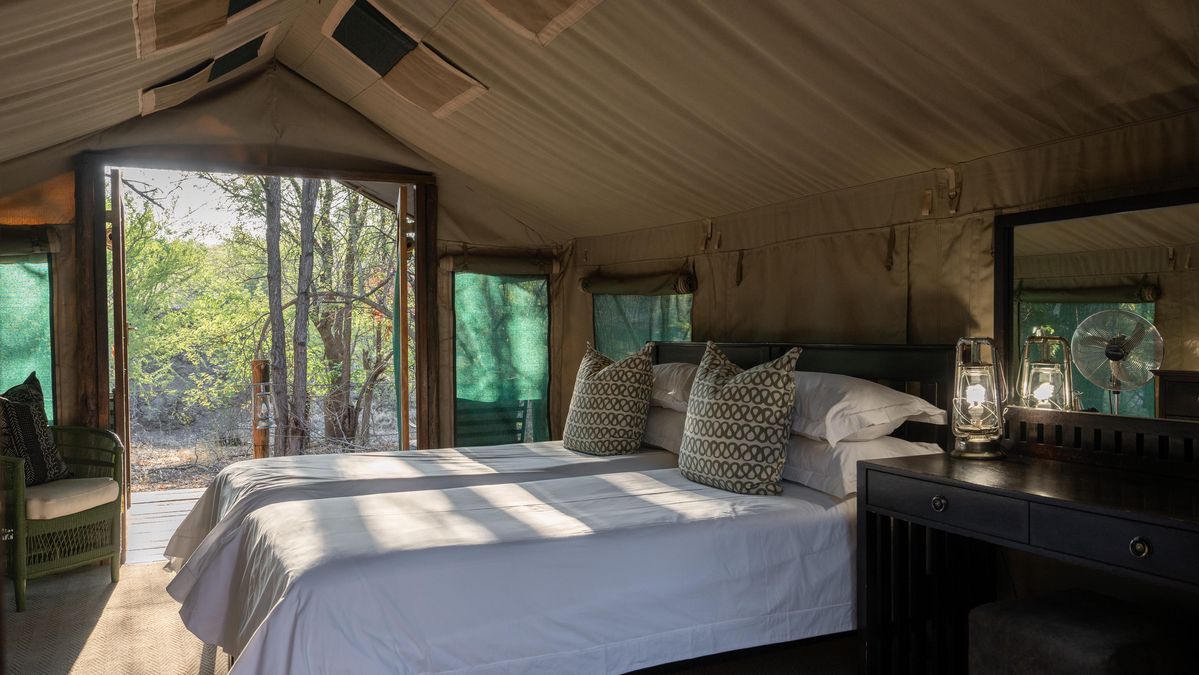 Mashatu Tented Camp tent interior