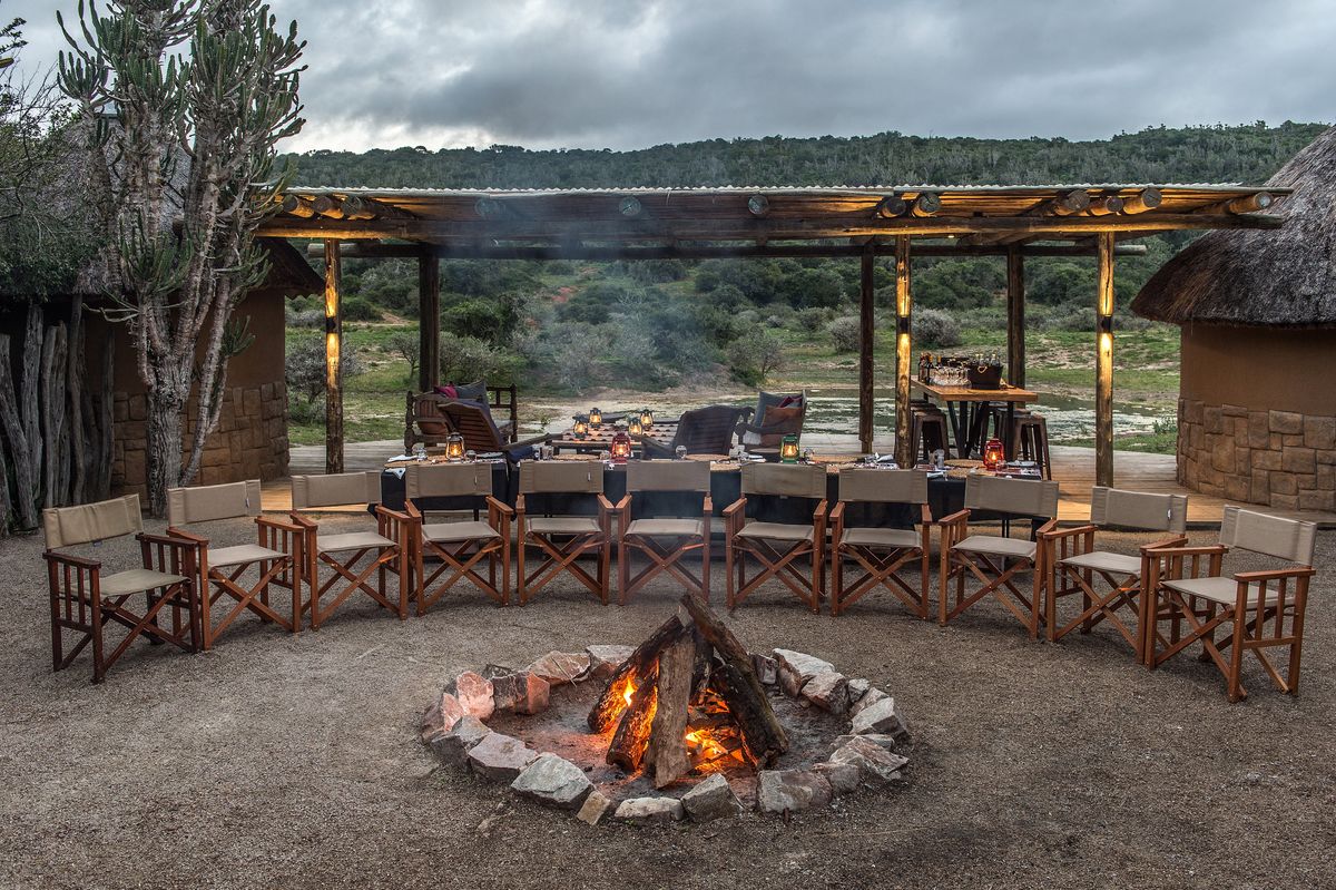 Kariega River Lodge boma