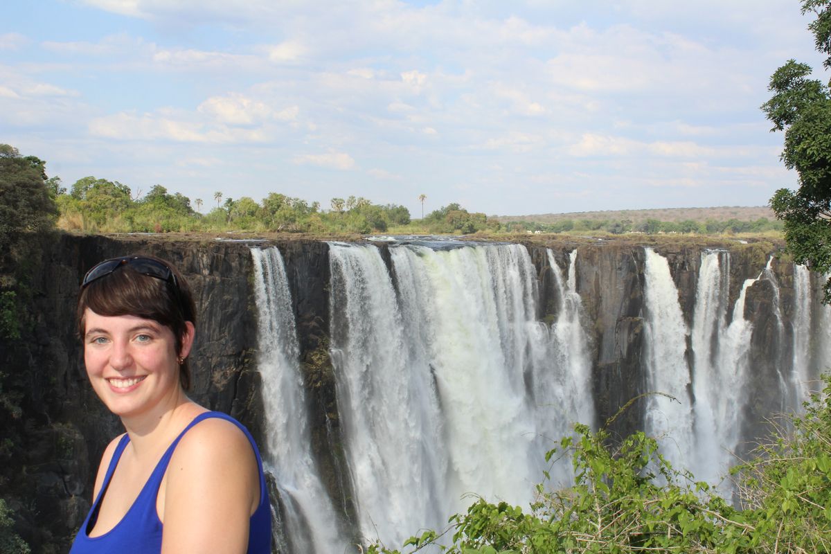 Jasmin bei den Victoria Falls