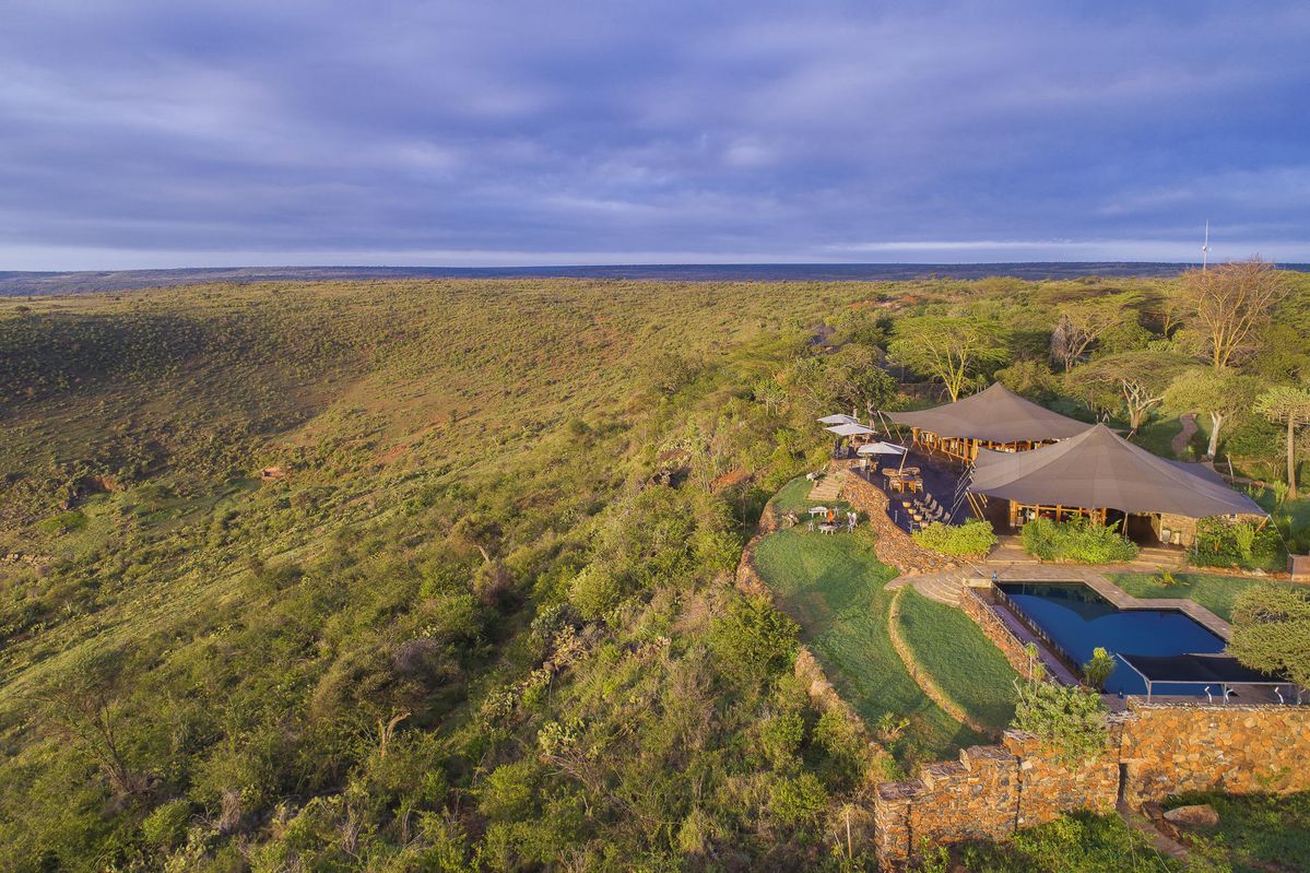Elewana Loisaba aerial view