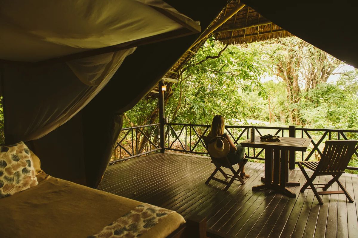 Rufiji tent view