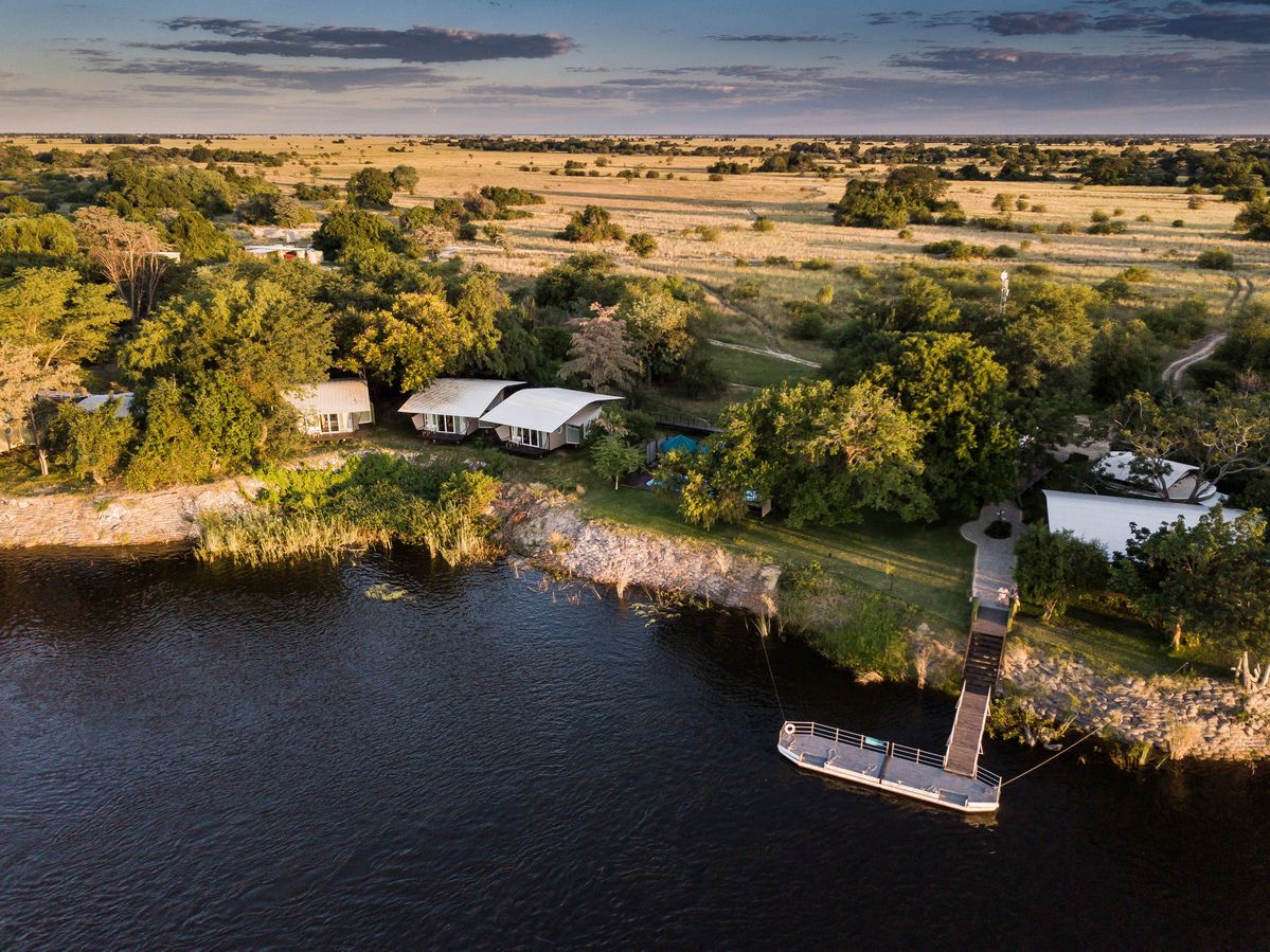 Zambezi Mubala Lodge aerial view