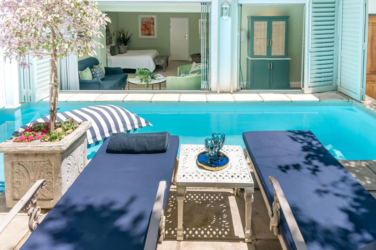 Last Word Franschhoek pool room