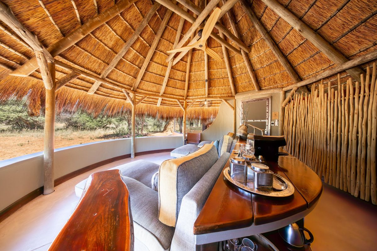 Okonjima Bush Camp bedroom view