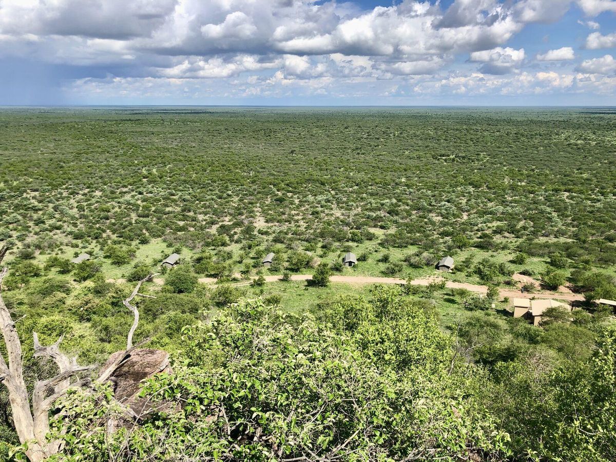 Great Tsau Hill aerial view