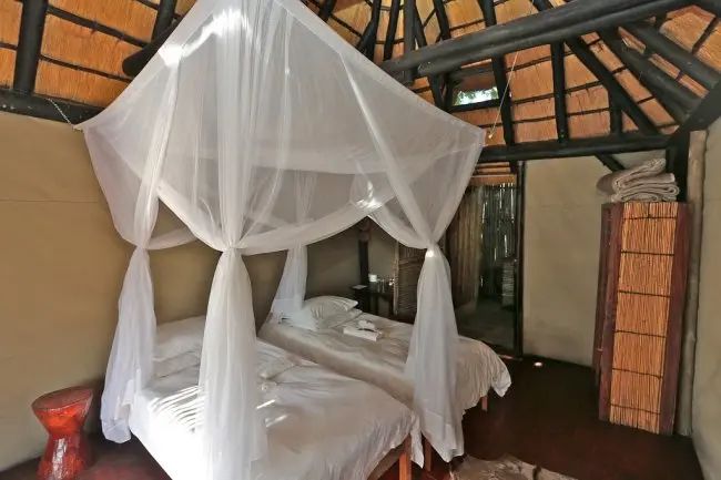 Camp Kwando tree house bedroom