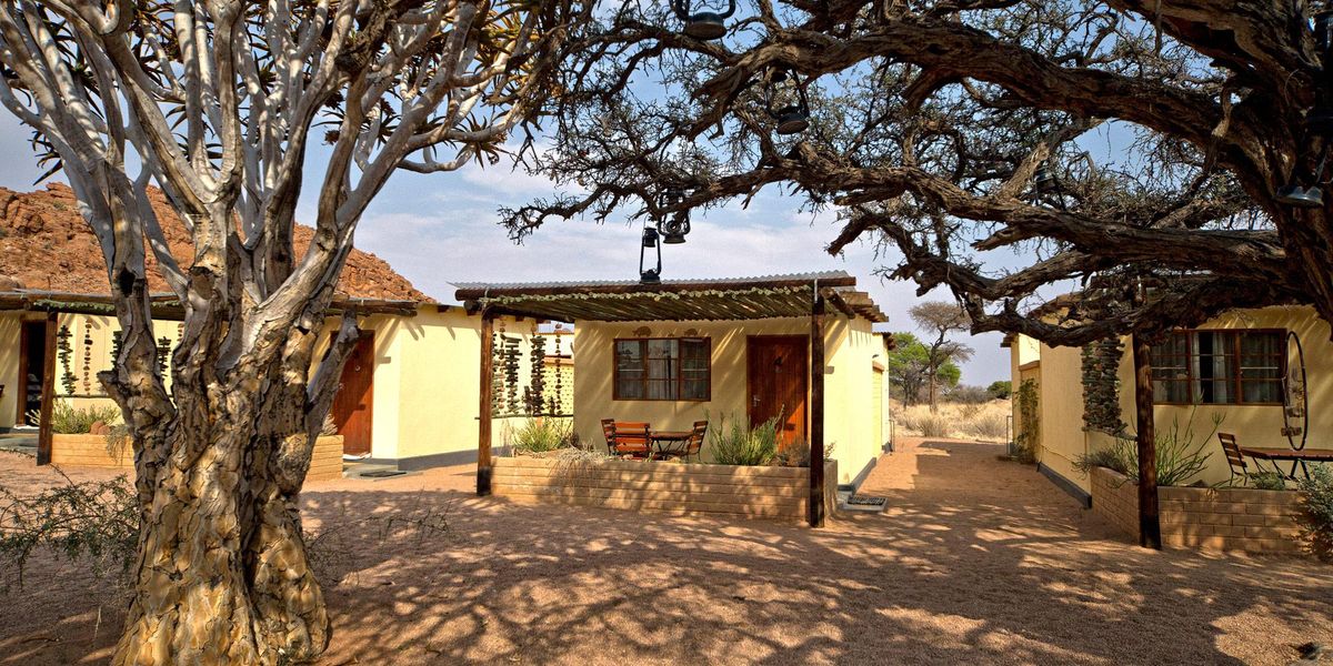 Namtib Desert Lodge bungalows
