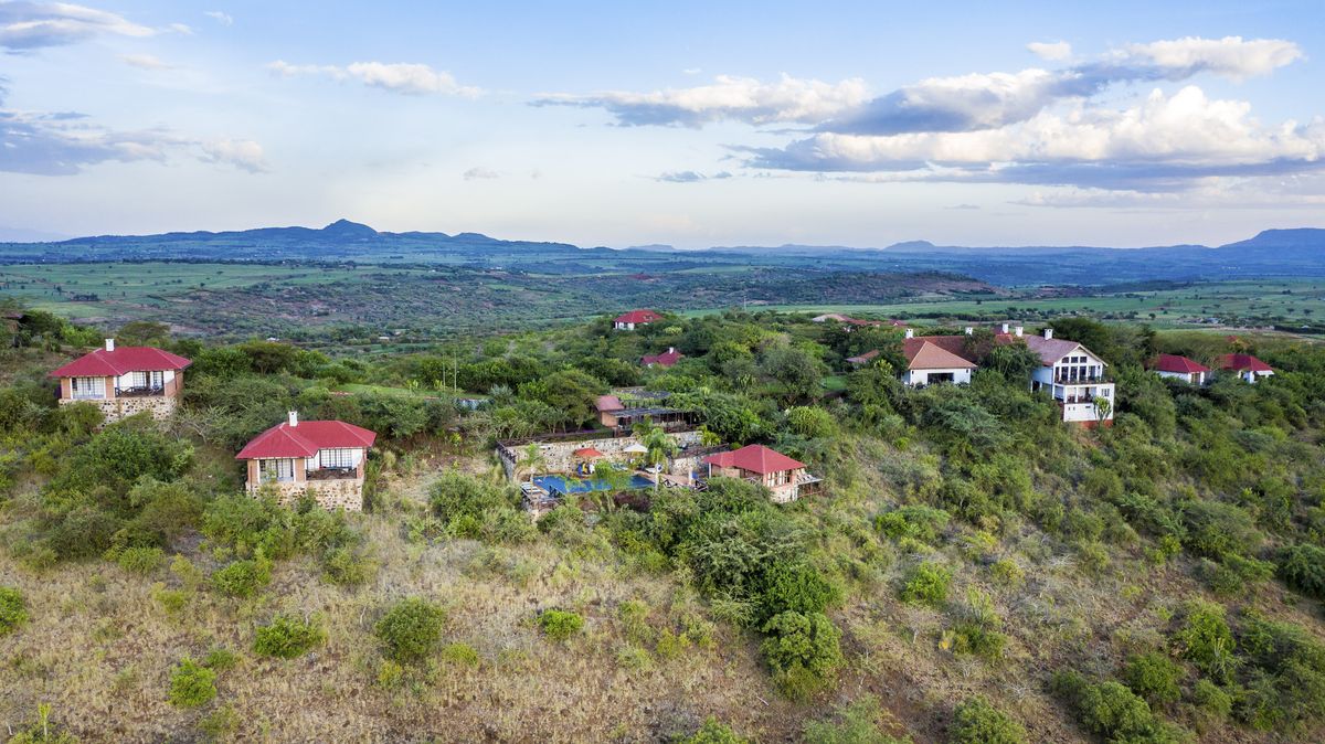 Bashay Rift aerial view