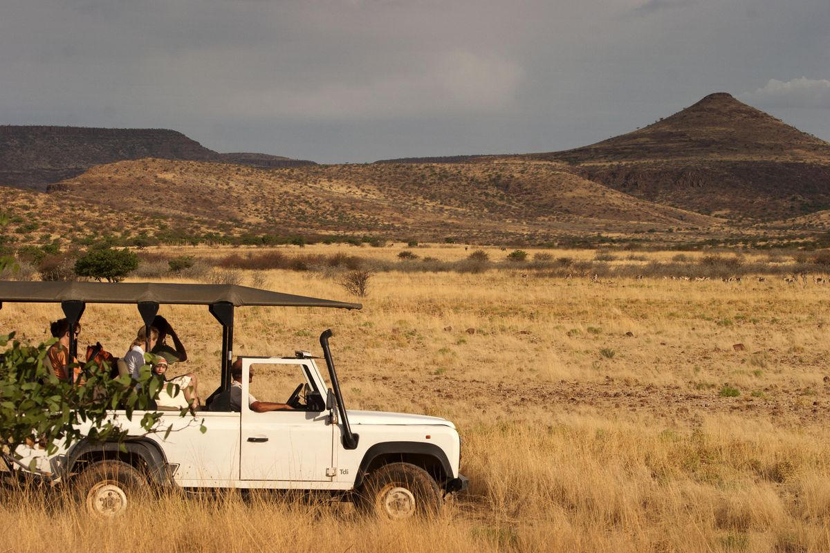 Etendeka Mountain Camp game drive