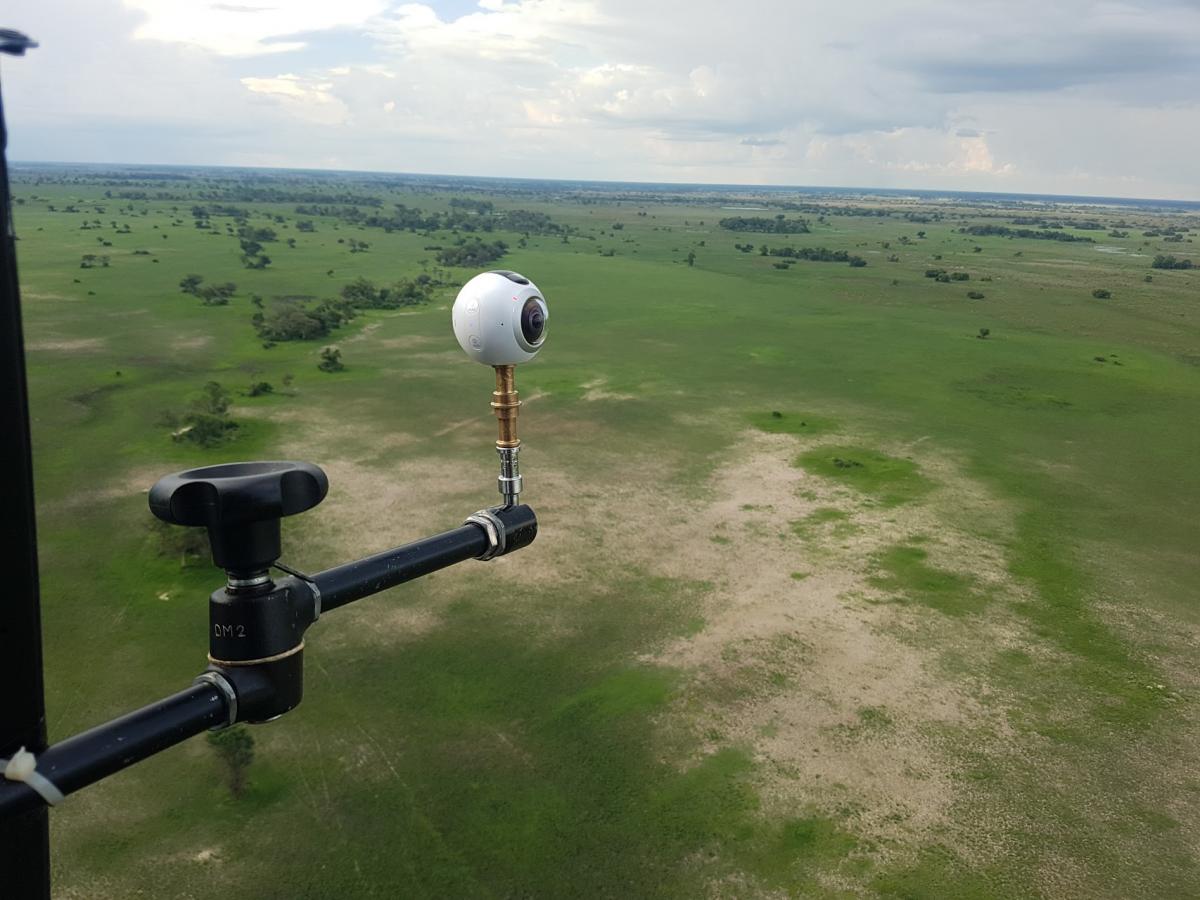 360Grad-VR-Kamera GoPro Omni an Helikopter