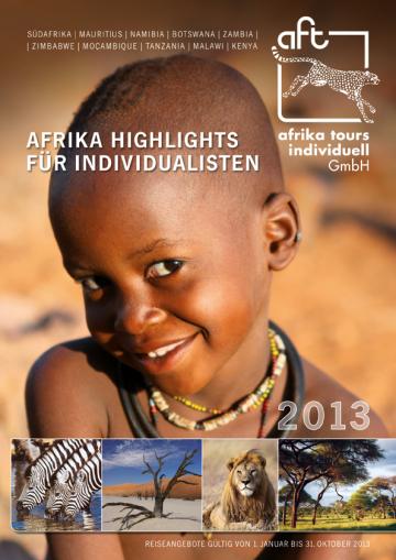 Afrika Tours Individuell Reisekatalog 2013