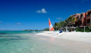 Strand von La Palmeira auf Mauritius