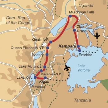  Entdeckungsreise Uganda & Ruanda -Deutsch- Bzw. englischsprachige Kleingruppenreise durch Uganda & Ruanda