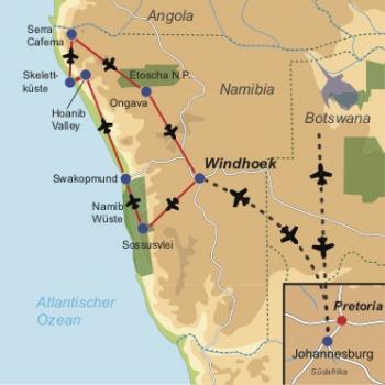 Exklusives Namibia -Fly-In Safari zu den verborgenen Schätzen Namibias