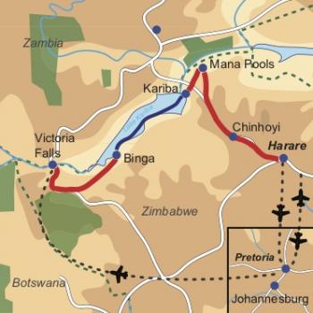 Zimbabwe – Highlights zu Wasser & zu Land - Gruppenreise, wahlweise mit deutsch oder englischsprachiger Reiseleitung